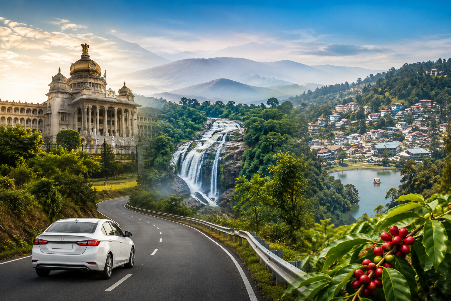 Road trip from Wayanad to Bangalore, Mysore, Ooty and Coorg